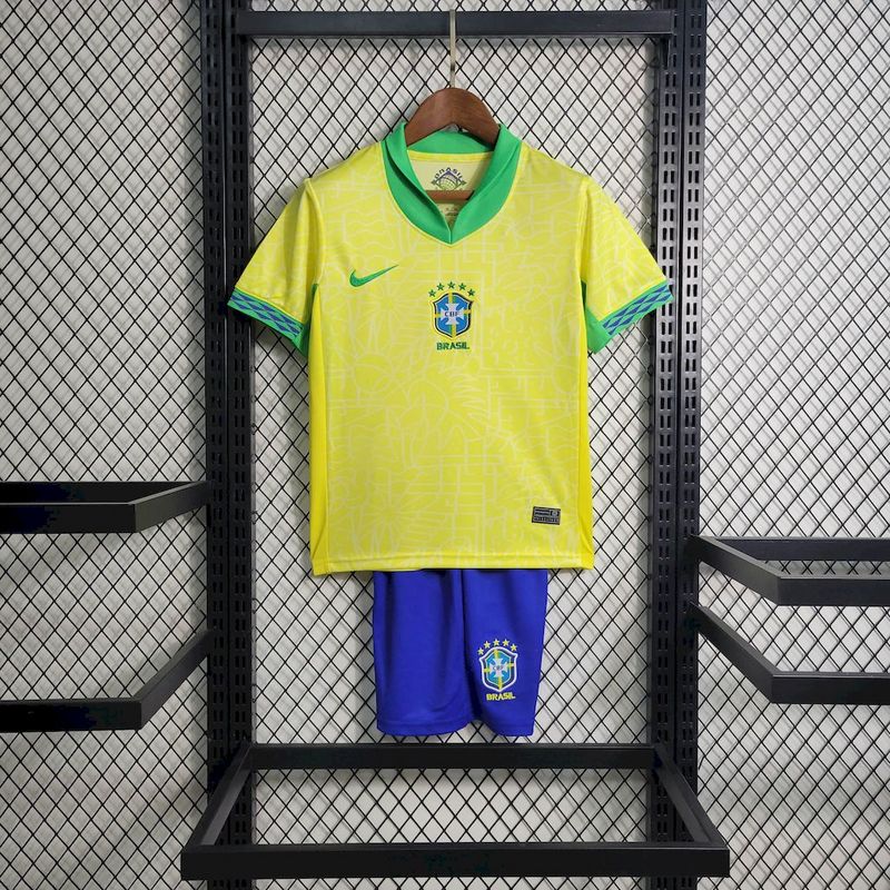 Brazil Home 2024 Kit Kids