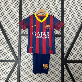 Barcelona Home 13/14 Kit Kids Retro