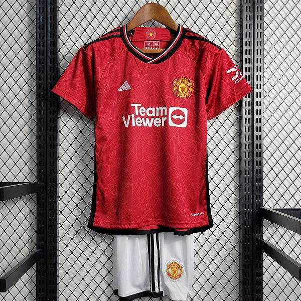 Manchester United Home 23/24 Kit Kids