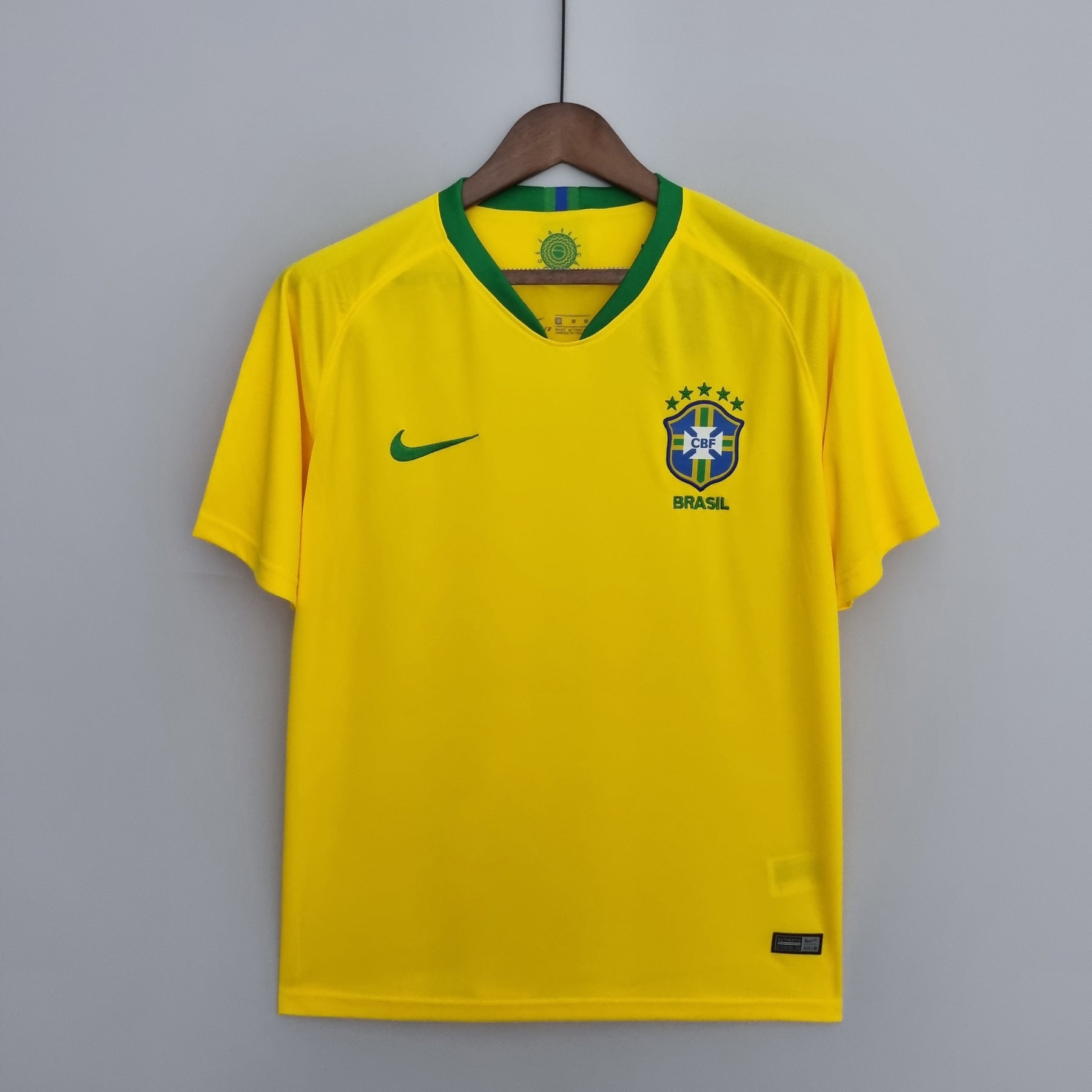 Brazil Home Jersey 2018 Retro