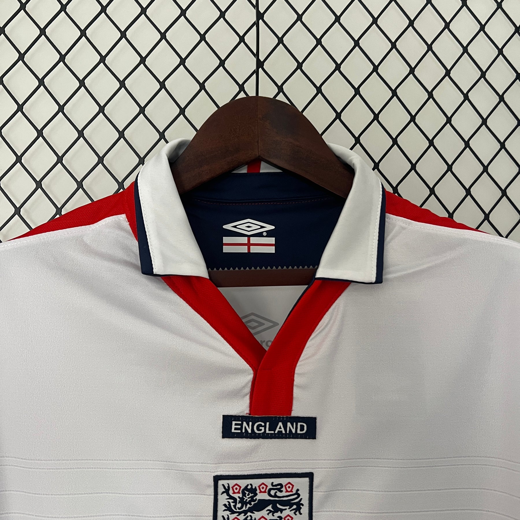 England Home Jersey 2004 Retro