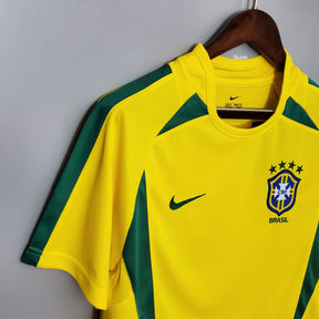 Brazil Home Jersey 2002 Retro