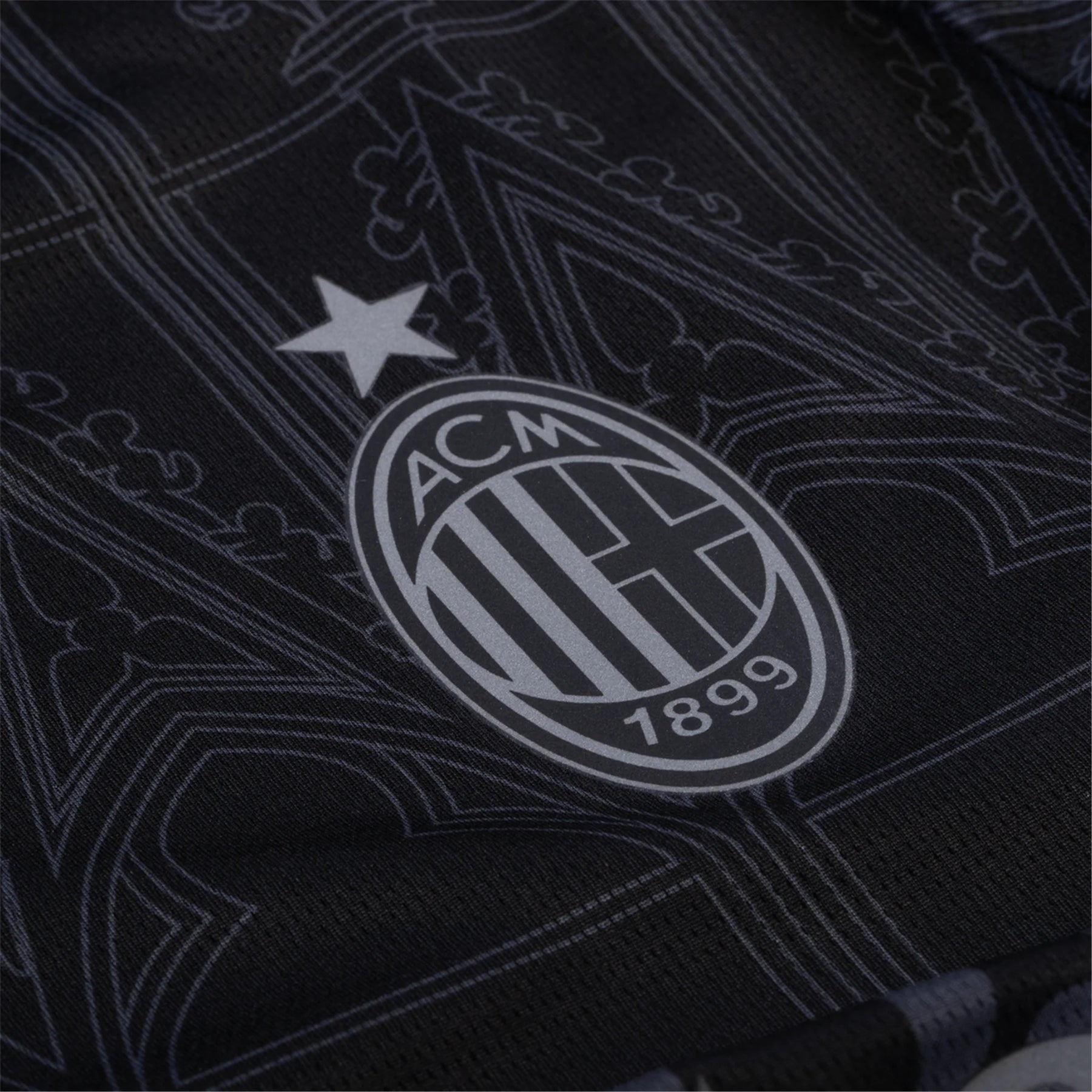 Milan x PLEASURES Black Jersey 2024